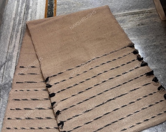 Handmade Jute Runner Rug, Natural Woven Hallway Rug, Boho Floor Runner, Eco Friendly Rustic Home Decor