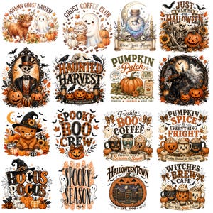 20+ Halloween Mega Bundle Png ,Spooky Vibes Png ,Retro Halloween Png, Bundle Fall Png Bundle Halloween Horror Png , Instant Download