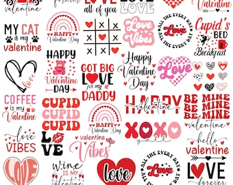 30 Mega Valentine's day svg bundle, Valentine Shirts svg, Be Mine Svg, Valentine Gift Svg,Valentine, Valentines Vibes, Love Svg, Be Mine Svg
