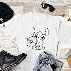 Stitch And Lilo SVG, Stitch svg out-line bundle, Angel svg, stitch clipart, stitch png, lilo Cartoon Svg, stitch svg cricut, silhouette svg, image 7