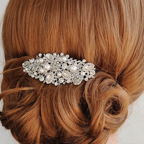 Swarovski Pearl Bridal Hair Comb Crystal Wedding Hair Comb - Etsy Swarovski Pearl Bridal Hair Comb Crystal Wedding Hair Comb - Etsy
