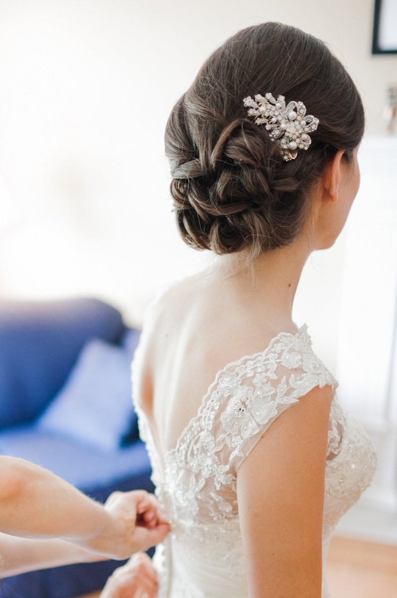 Pearl Bridal Hair Comb Vintage Style Crystal Wedding Hair - Etsy Pearl Bridal Hair Comb Vintage Style Crystal Wedding Hair - Etsy