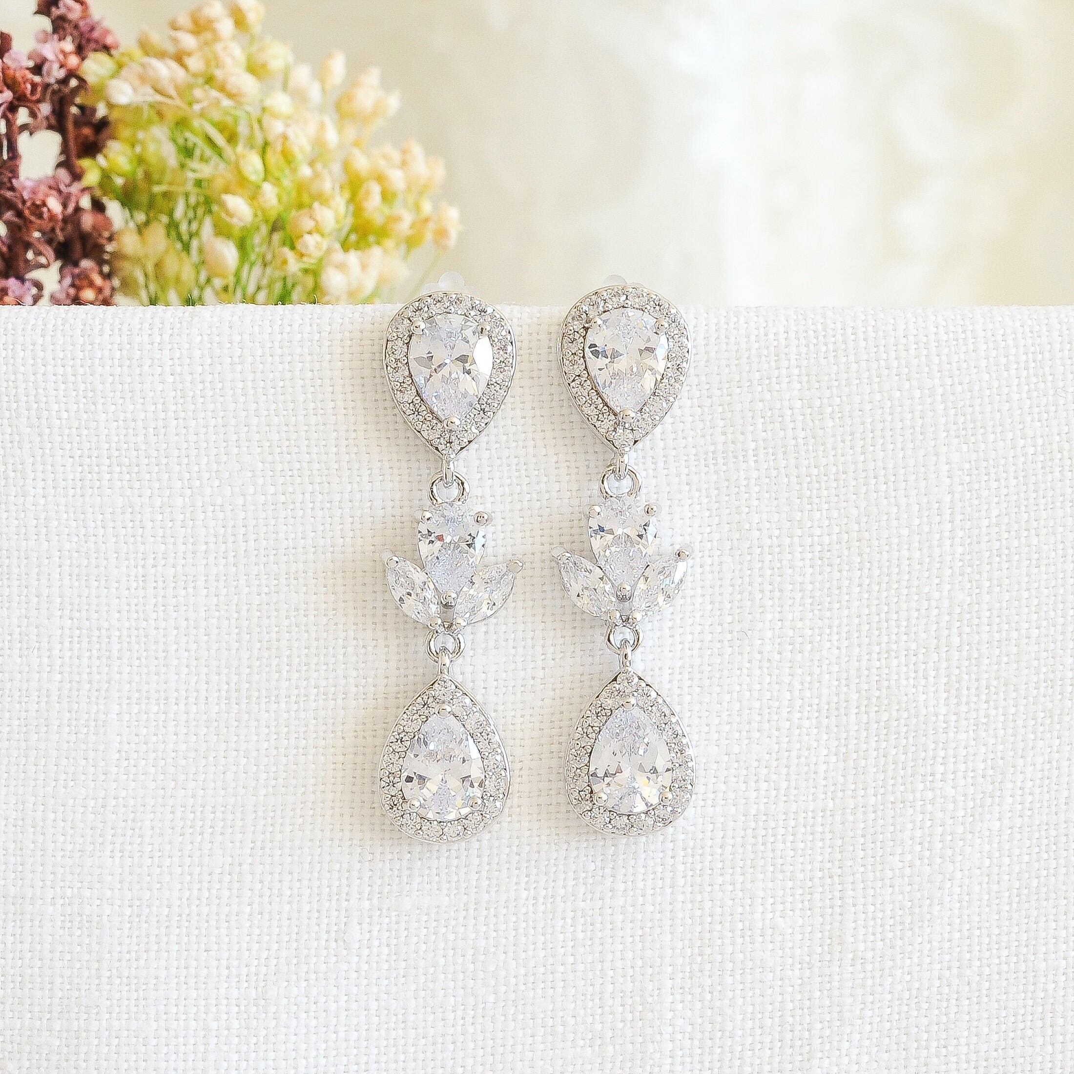 Pearl Drop Earrings Bridal Earrings Wedding Earrings Dangle Bridal Earrings  Pearl Bridal Earrings Crystal Bridal Earrings Jewelry Set Bride - Etsy