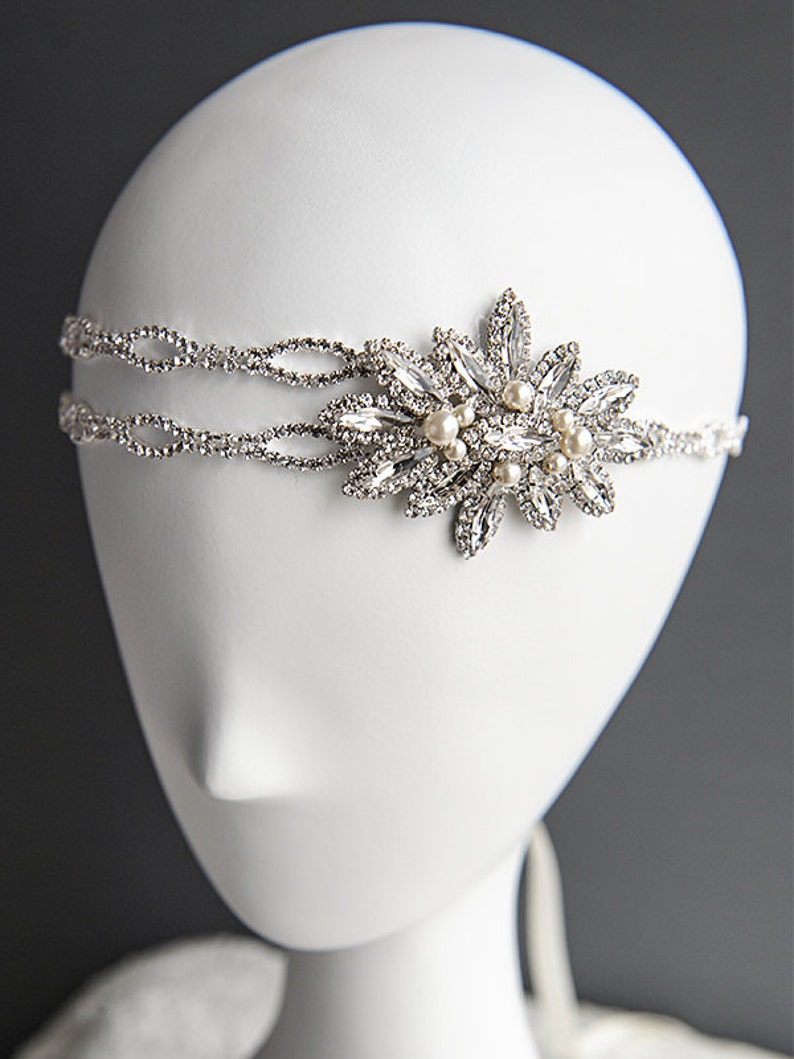 Crystal Bridal Hair Accessories Swarovski Pearl Wedding Etsy