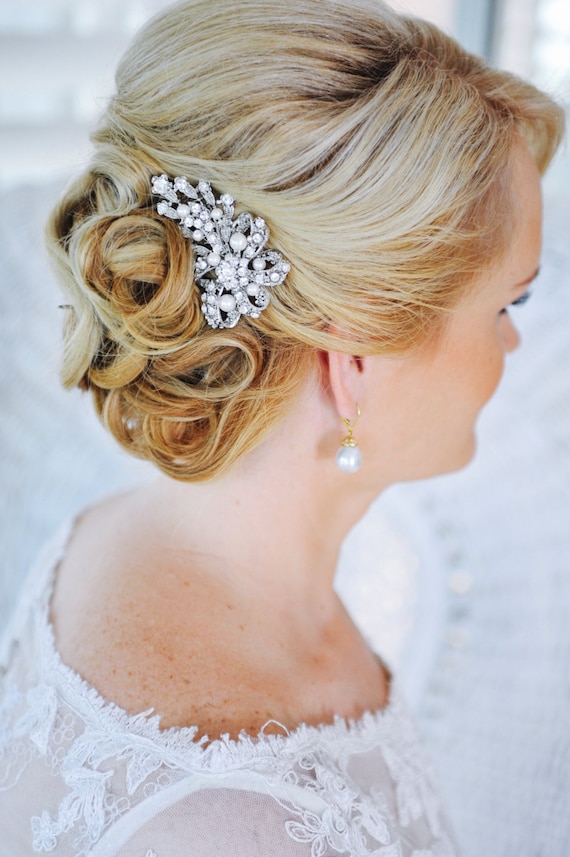 Crystal Bridal Hair Comb Swarovski Pearl Hair Comb Vintage - Etsy Crystal Bridal Hair Comb Swarovski Pearl Hair Comb Vintage - Etsy
