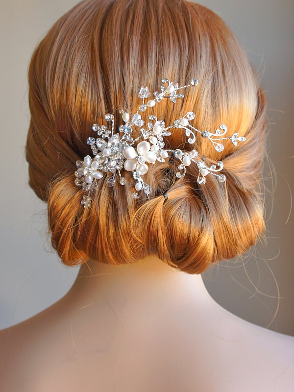  Bridal  Hair  Accessories  Crystal  Wedding  Hair  Comb 