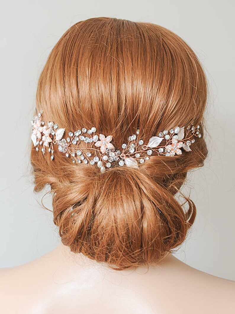Bridal Leaf Flower Headband