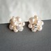 Pearl Cluster Wedding Earrings, Bridal Stud Earrings, Swarovski Crystal and Pearl Cluster Earrings, Statement Wedding Bridal Jewelry, TASMIN 