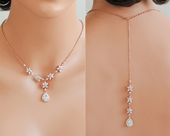 Backdrop necklace wedding best sale jewelry