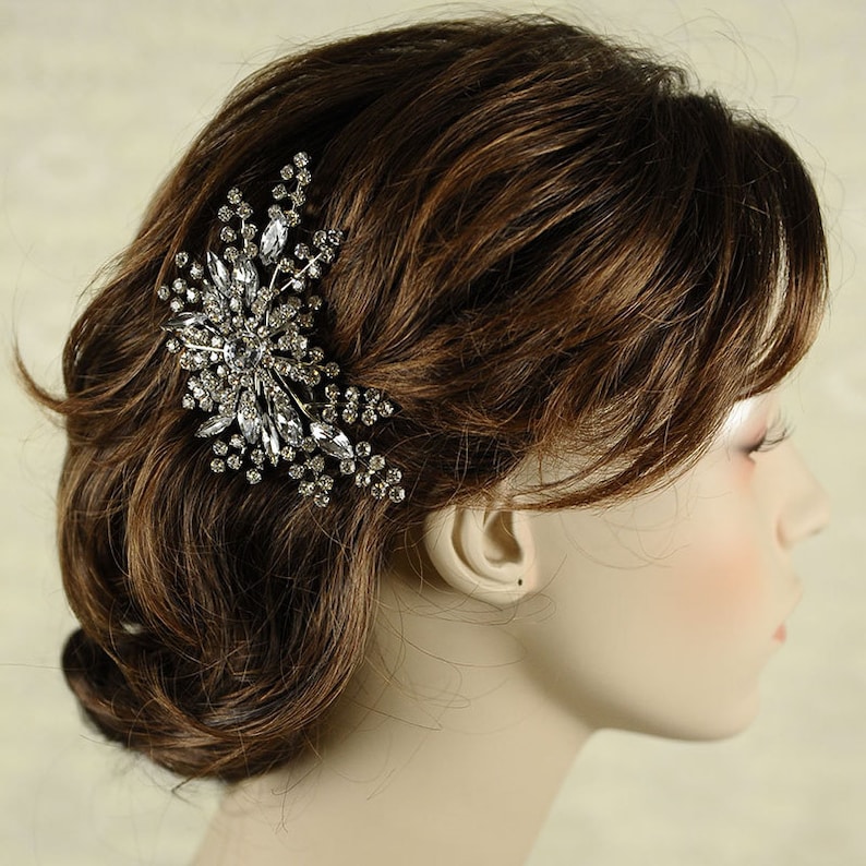 Bridal Hair Comb Vintage Style Wedding Hair Comb Crystal - Etsy