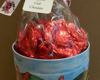 Maryland Gift Tin - 1 dozen chocolate crabs!