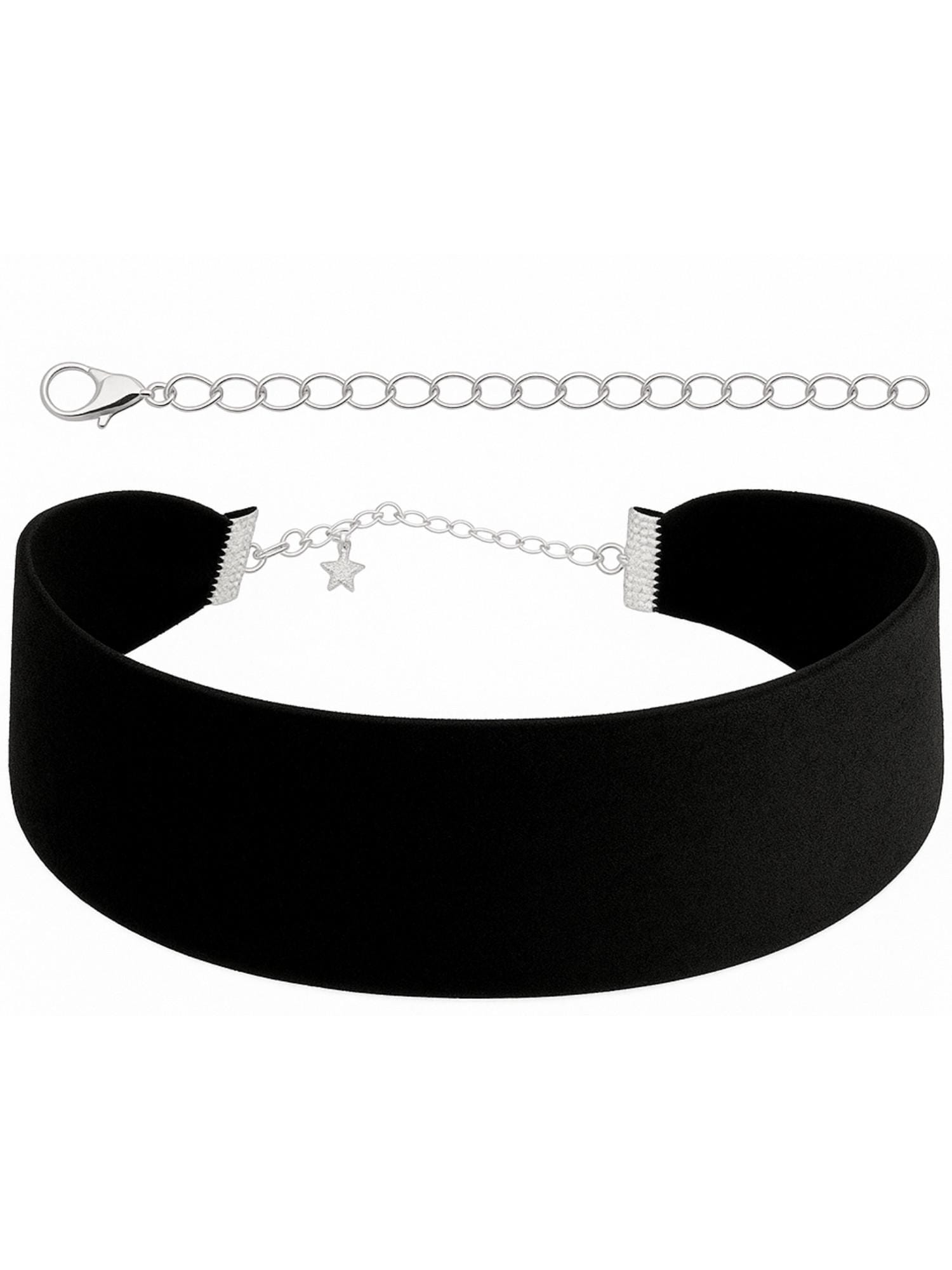 Chic Crystals Handmade Velvet Choker Necklace – Adjustable Bohemian Style Jewelry - View #8