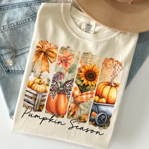 Fall Pumpkin PNG Clipart Bundle: Autumn Sunflower Digital Download (DIY Crafts, Shirts)