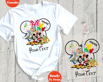 Custom Disney Family Shirt Transfer | 2026 Disney DTF Print | Ready To Press Heat Press Iron On | Matching Vacation Outfit