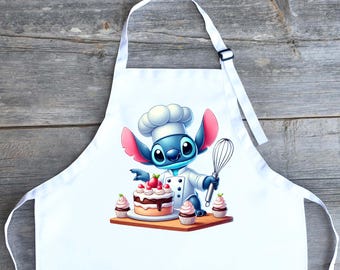Stitch Chef Apron: Personalized Kids & Adults Baking Apron