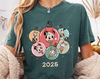Camiseta retro de Disneyworld 2025, camiseta retro de Walt Disney, camiseta a juego de Disneyworld, camiseta a juego de vacaciones de Disney, camiseta de Mickey y sus amigos