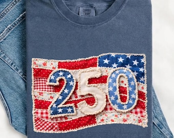 Camiseta Comfort Colors® del 4 de julio, camiseta retro con la bandera estadounidense, camiseta con estampado de EE. UU. tipo patchwork, camiseta patriótica, camiseta del 4 de julio, camiseta con la bandera de EE. UU.