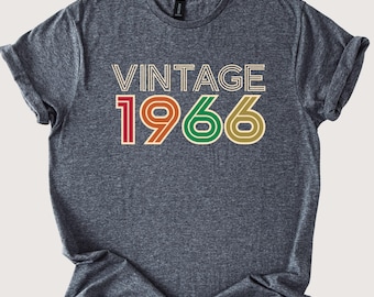 60th Birthday Shirt, Vintage 1966 Shirt, 60th Birthday Gift For Women, 60th Birthday Gift For Men, 60th Birthday Woman, 60th Birthday Friend