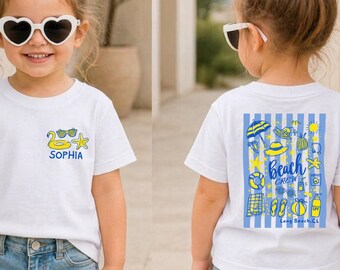 Camiseta personalizada para grupo playero, camiseta para vacaciones familiares de verano, camiseta para fiestas infantiles en la playa, camiseta para viajes a la playa, camiseta para grupos de verano, camisetas de vacaciones