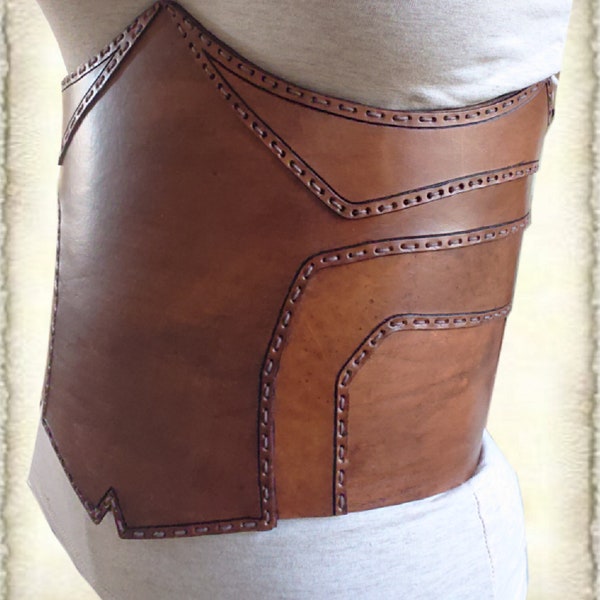 Leather Underburt Corset