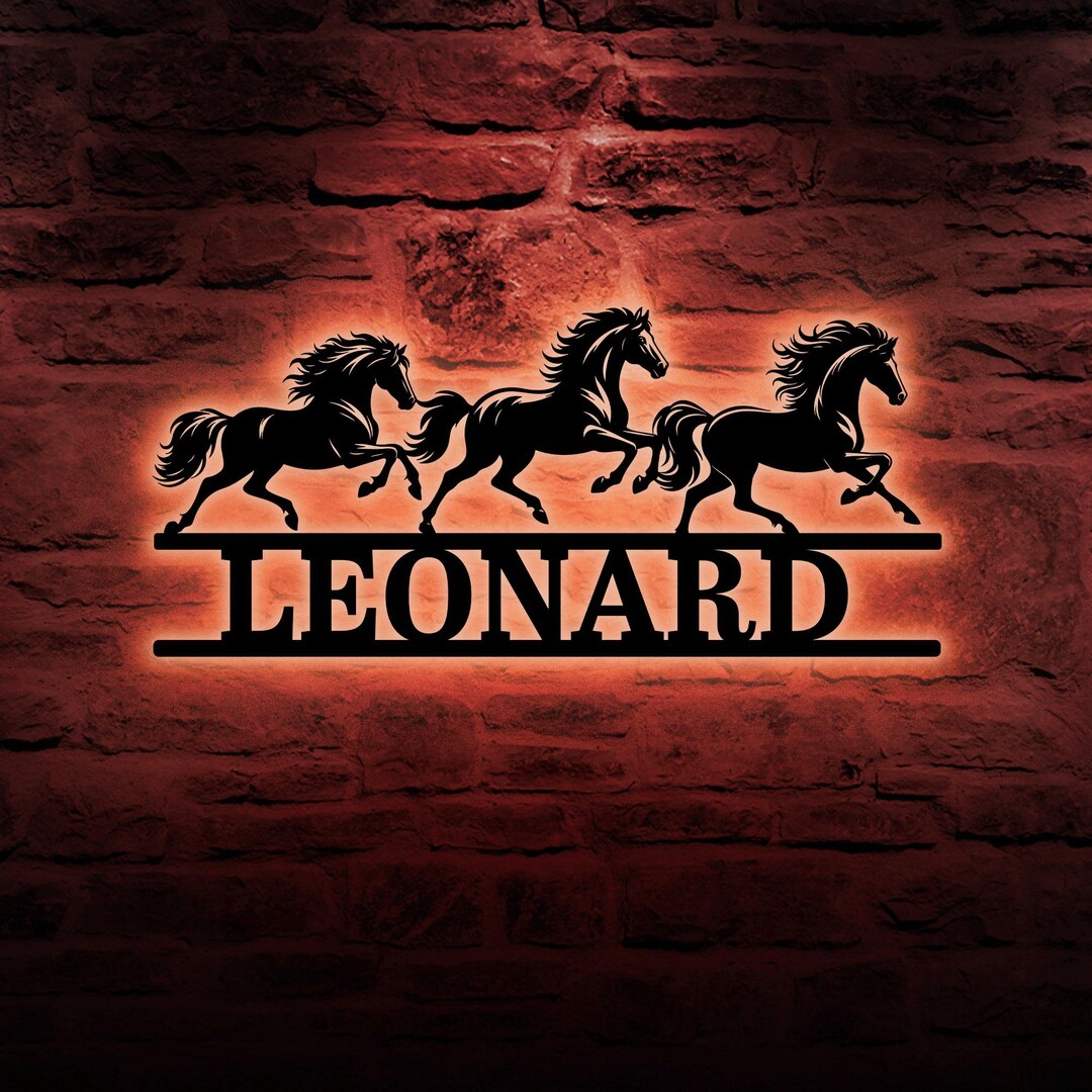Personalized Horse Ranch Metal Sign With Stall and Farm Decor Design - Etsy
