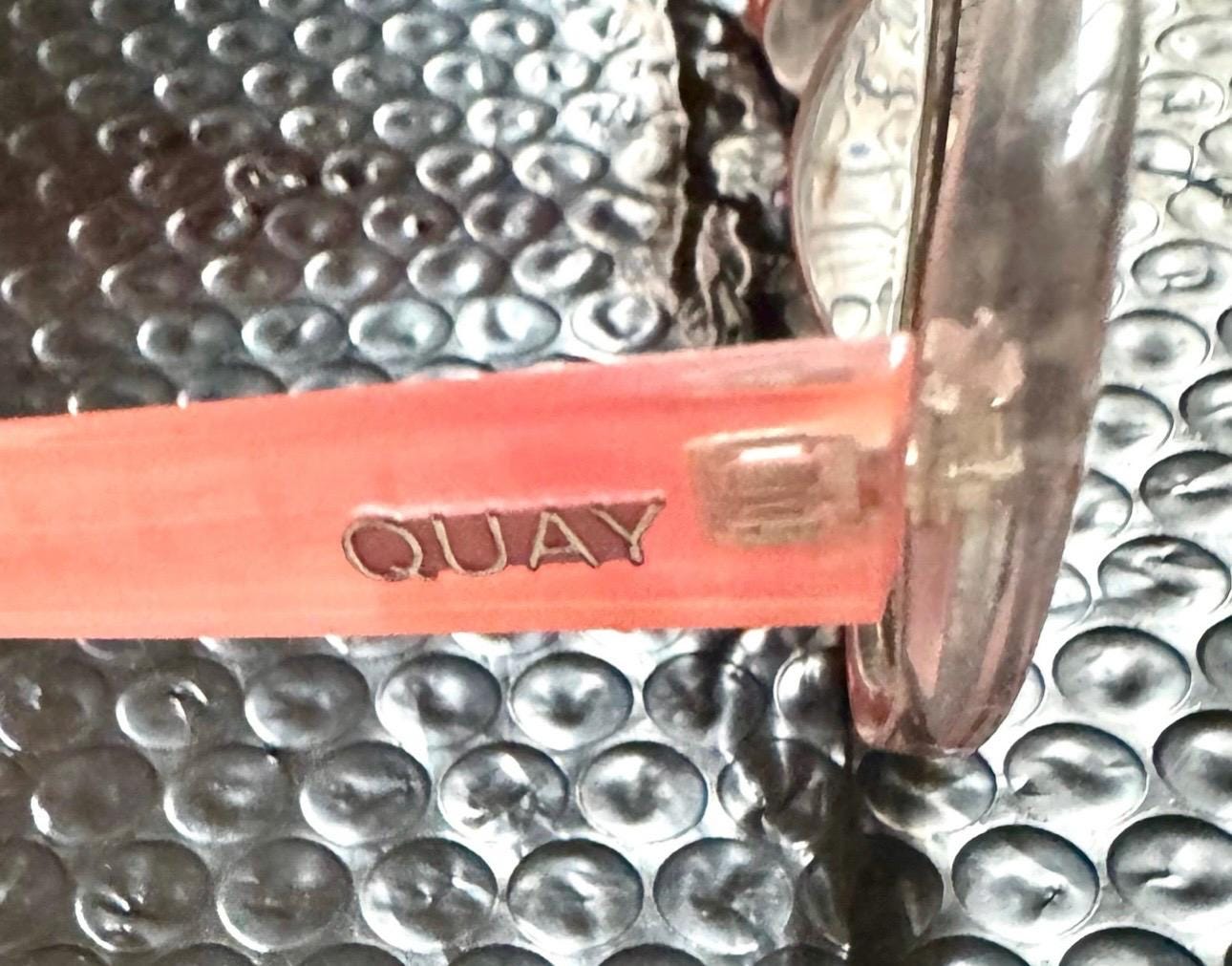 Quay Australia Blush Pink Cat-Eye Rizzo with Case CALL THE SHOTS REMIXED Large Cat Eye Sunglasses – QUAY main image 2