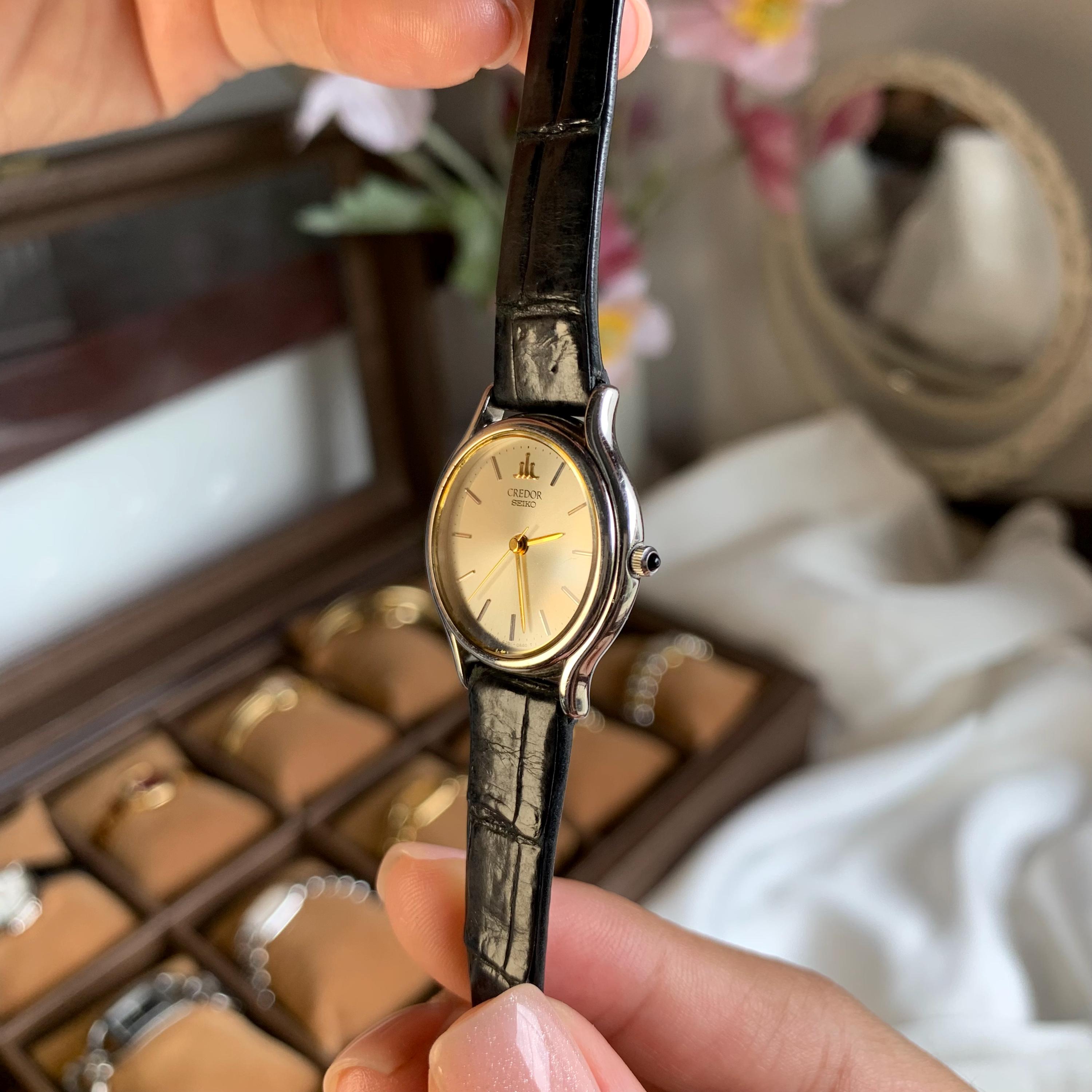SEIKO CREDOR 4J81-0A40 日本製　腕時計　美品 RARE Vintage Seiko Credor 4J81-0A40 - Etsy