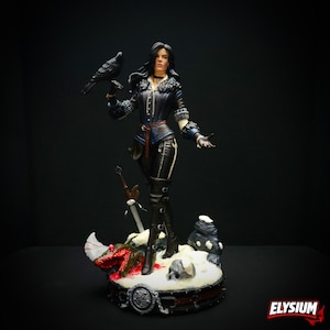 Yennefer of Vengerberg Statue, The Witcher Figure, Hand Painted Resin Collectible, Fantasy Decor, Gamer Gift