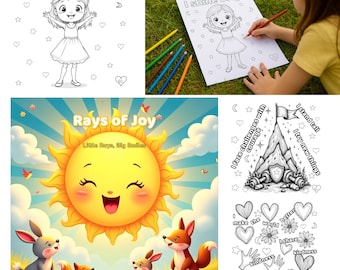 Kids Coloring Book – Positive Affirmations & Mindfulness Activity