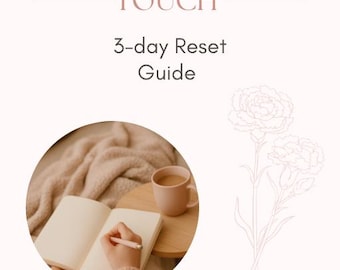Soft Girl 3-Tage-Reset-Anleitung - druckbare PDF-Datei - GentleReset-Journal
