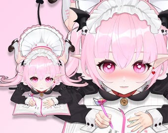 Premade Live2D Vtuber Model: Ready to Use, VTubeStudio Compatible