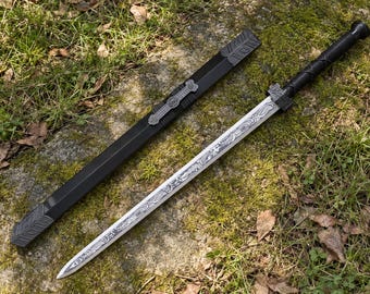Sturdy Wooden Sword, Handcrafted Wooden Training Katana