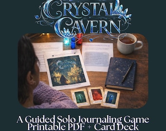 The Crystal Cavern - A Mindful Solo journaling Game - Guided by Selene