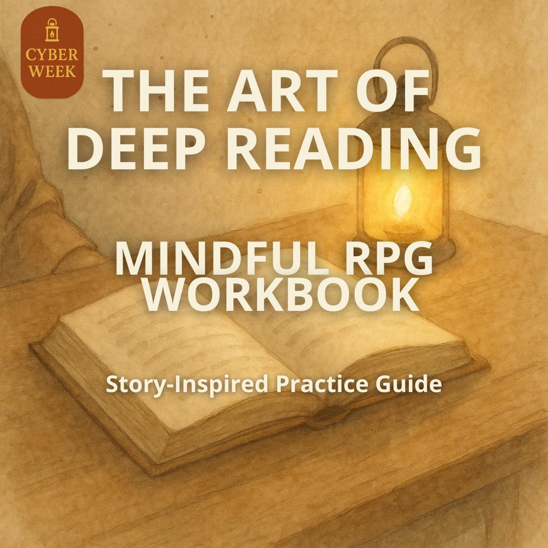 The Art of Deep Reading Mindful RPG Workbook - Story Inspired Practice ...