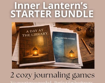 Starter Bundle - 2 mindful solo journaling games - Bundle for Beginners