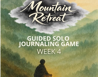 Mountain Retreat week 4 -  A mindful solo Journaling Game - Guided by Takeshi