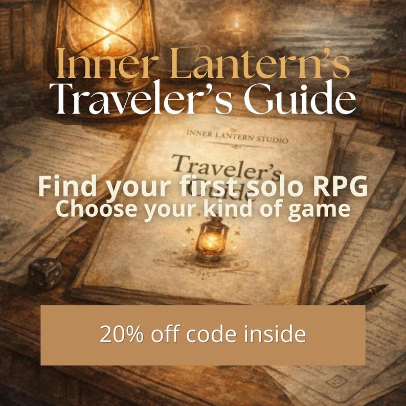 The Traveler's Guide — How to Start with Solo Mindful Journaling RPGs (Printable PDF) image 1