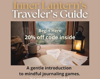 Traveler’s Guide - A Gentle Introduction to Inner Lantern Solo Journaling Games, Cozy RPGs -  PDF
