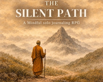 The Silent Path – Mindful Solo Journaling RPG (Printable PDF)