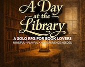 A Day at the Library - Guided Journaling Game – Solo Reflection RPG (Printable PDF)