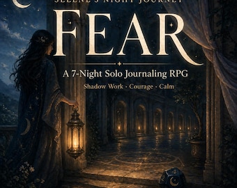 FEAR — Ein 7-Nächte Story-Led Journaling RPG für Schattenarbeit, Mut & Ruhe | Druckbares PDF