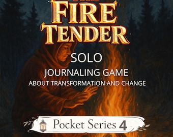 The Fire Tender - A Mindful Solo Pocket Journaling Game - Printable PDFs