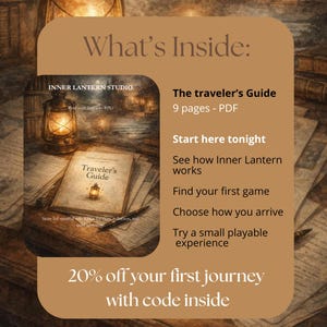 The Traveler's Guide — How to Start with Solo Mindful Journaling RPGs (Printable PDF) image 3