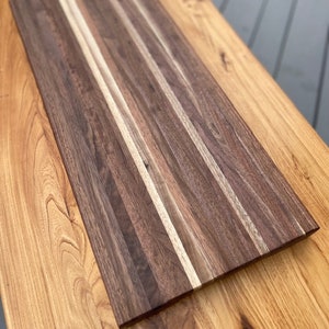 Large Solid Thick Walnut Cutting Board. Serving Tray, Charcuterie