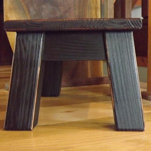 Farmhouse, wood riser, step stool, foot stool, painted furniture, 8 10 12 inches high image 3