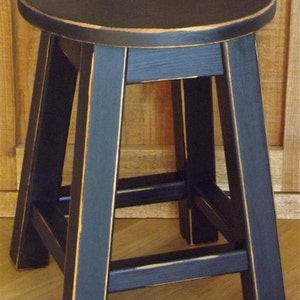 Painted round top 161820 high farmhouse distressed solid zdjęcie 3