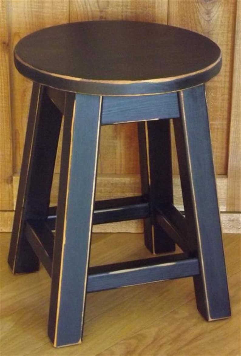 Painted round top 161820 high farmhouse distressed solid zdjęcie 3