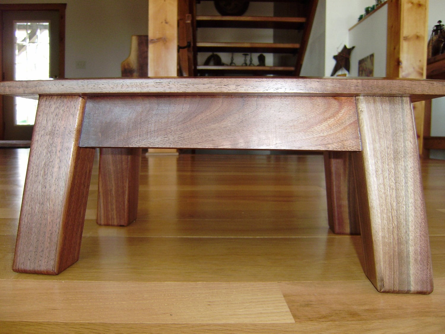 Walnut, Classic, Modern, Wood Riser, Step Stool, Riser, Footstool ...