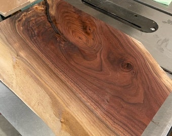 Walnut slab thick no finish planed 2 sides