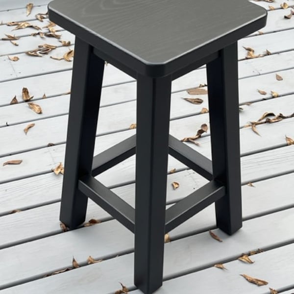 Solid wood/island stool/counter stool/bar stool/farmhouse/painted/colors/25"/28"/30"/high